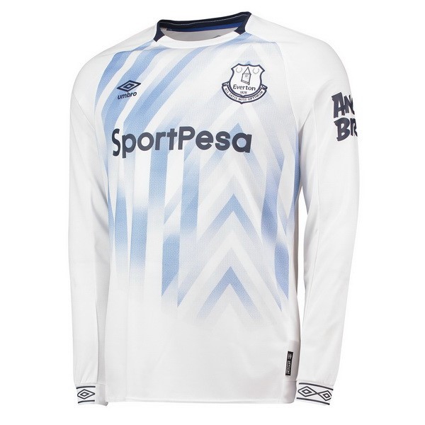 Camiseta Everton 3ª ML 2018/19 Blanco